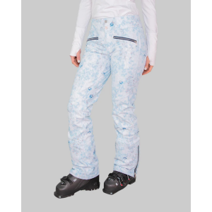 Obermeyer Printed Clio Softshell Pants Womens | Multi Lt Blue | 4 | Christy Sports