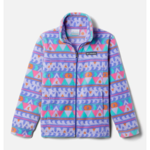 Columbia Zing III Printed Fleece Jacket Junior Girls | Multi Purple | Small | Christy Sports