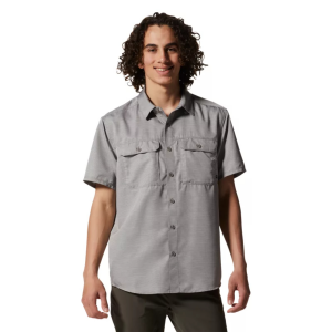 Mountain Hardwear Canyon Short Sleeve Shirt Mens | Gray | Medium | Christy Sports