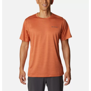 Columbia Alpine Chill Zero Short Sleeve Crew Shirt Mens | Orange | Large | Christy Sports