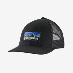Patagonia P-6 Logo LoPro Trucker Hat | Black | Christy Sports