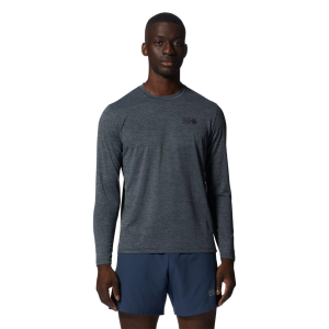 Mountain Hardwear Sunblocker Long Sleeve Shirt Mens | Charcoal | X-Large | Christy Sports