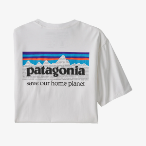 Patagonia P-6 Mission Organic T-Shirt Mens | White | X-Large | Christy Sports