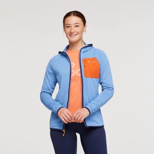 Cotopaxi Otero Fleece Full-Zip Hooded Jacket Womens | Multi Blue | Large | Christy Sports