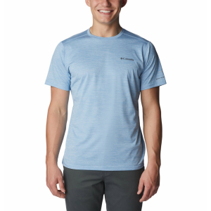 Columbia Alpine Chill Zero Short Sleeve Crew Shirt Mens | Lt Blue | Medium | Christy Sports