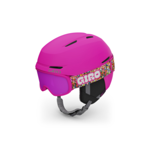Giro Spur Helmet + Goggles Combo Pack Kids | Pink | Small | Christy Sports
