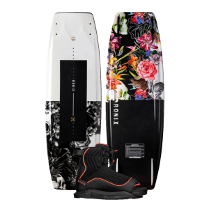 Ronix Quarter 'Til Midnight Wakeboard With Luxe Boots Womens | 134cm | Small | Christy Sports