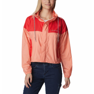 Columbia Flash Challenger Cropped Jacket Womens | Coral | Medium | Christy Sports