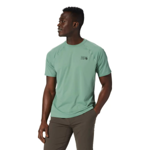 Mountain Hardwear Crater Lake Short Sleeve Crew T-Shirt Mens | Green | Large | Christy Sports