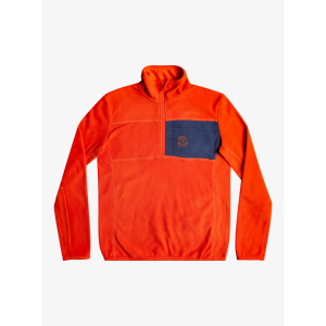 Quiksilver Aker Half-Zip Fleece Pullover Boys | Multi Orange | 16 | Christy Sports