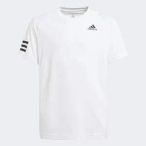 Adidas Club Tennis 3-Stripes T-shirt Boys | White | X-Small | Christy Sports