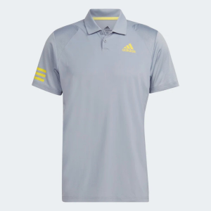 Adidas Club 3-Stripe Tennis Polo Shirt Mens | Silver | X-Large | Christy Sports