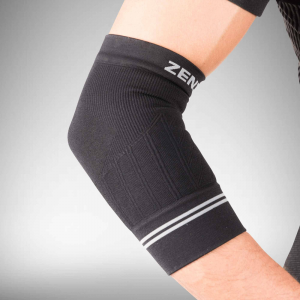 Zensah Elbow Compression Sleeve | Black | Large | Christy Sports