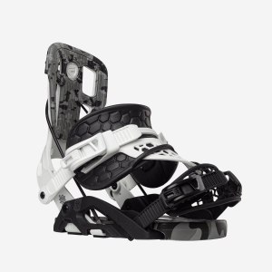 Flow Fuse Snowboard Bindings Mens | Multi White | Large | Christy Sports