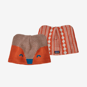 Patagonia Baby Animal Friends Beanie | Multi Brown | 6M | Christy Sports