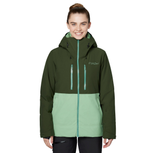 Flylow Puma Jacket Womens | Multi Green | Small | Christy Sports
