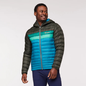 Cotopaxi Fuego Hooded Down Jacket Mens | Multi Royal | X-Large | Christy Sports