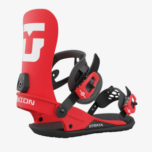 Union Strata Snowboard Bindings Mens | Red | Large | Christy Sports