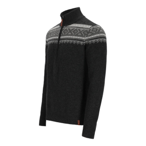 Obermeyer Redwood 1/2 Zip Sweater Mens | Multi Black | Medium | Christy Sports