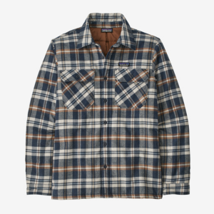 Patagonia Insulated Organic Cotton Midweight Fjord Flannel Mens | Multi Blue | Large | Christy Sports