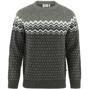 Fjallraven Ovik Knit Sweater Mens | Multi Charcoal | Large | Christy Sports