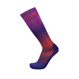Point6 High Rise Ultra Light OTC Socks | Multi Purple | Medium | Christy Sports