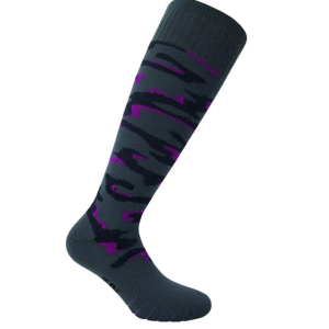 Eurosock Snowbase Socks | Multi Charcoal | Medium | Christy Sports