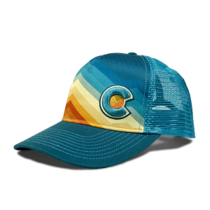 YoColorado Divide Fader Trucker Hat | Multi Blue | Christy Sports