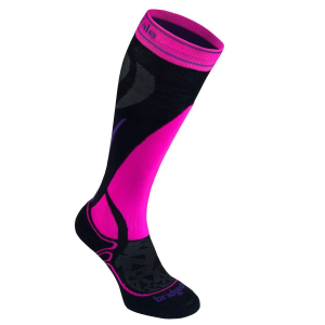 Bridgedale Ski Midweight Socks Womens | Hot Pink | Large | Christy Sports