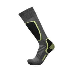 Point6 Pro Light OTC Ski Socks | Multi Gray | Medium | Christy Sports