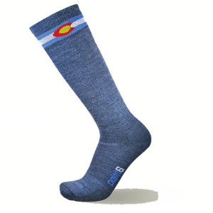 Point6 Colorado Socks Mens | Gray | Small | Christy Sports
