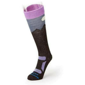 FITS Teton Ultra Light OTC Ski Socks Mens | Multi Lavender | Small | Christy Sports