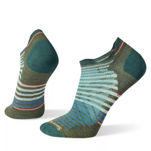 Smartwool Run Zero Cushion Ankle Socks Mens | Olive | X-Large | Christy Sports