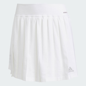 Adidas Club Pleat Skirt Womens | White | Large | Christy Sports