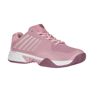 K-Swiss HyperCourt Express 2 Wide Shoes Womens | Multi Pink | 7 | Tennis Shoes | Christy Sports