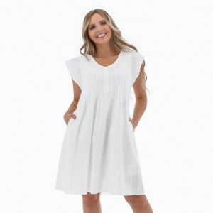 Aventura Devon Dress Womens | White | Medium | Christy Sports