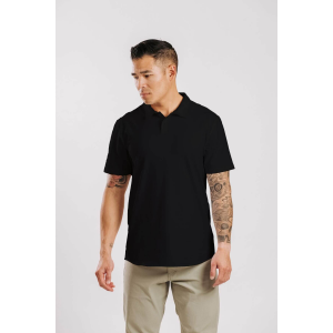 Western Rise X Cotton Polo Mens | Black | Large | Christy Sports
