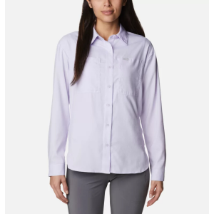 Columbia Silver Ridge Utility Long Sleeve Shirt Womens | Purple | Medium | Christy Sports