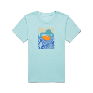 Cotopaxi Vibe Organic T-Shirt Womens | Multi Aqua | Small | Christy Sports