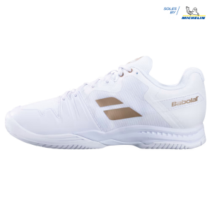 Babolat SFX 3 Wimbledon All Court Tennis Shoes Womens | White | 7.5 | Christy Sports