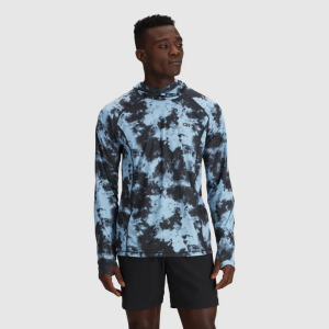 Outdoor Research Echo Printed Hoodie Mens | Multi Lt Blue | X-Large | Christy Sports