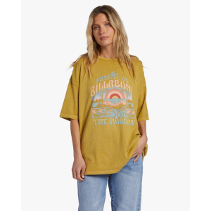 Billabong Sunrise On The Beach T-Shirt Womens | Multi Green | Large | Christy Sports