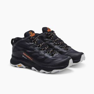 Merrell Moab Speed Mid Gore-Tex Shoes Mens | Black | 9.5 | Christy Sports