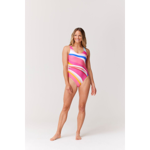 Krimson Klover Chelsea One Piece Swimsuit Womens | Multi Pink | Medium | Christy Sports