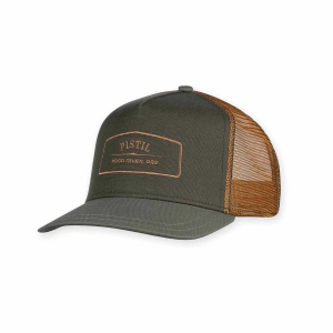 Pistil Quincy Trucker Hat | Multi Olive | Christy Sports