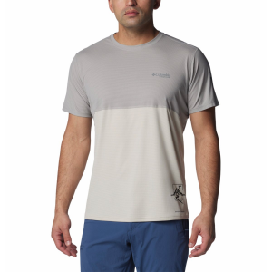 Columbia Cirque River Graphic Short Sleeve Crew Shirt Mens | Multi Gray | Medium | Christy Sports