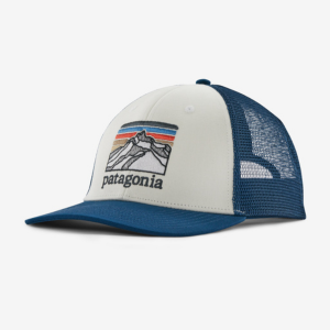 Patagonia Line Logo Ridge LoPro Trucker Hat | Multi White | Christy Sports