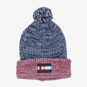 Aksels Colorado Flag Knit Beanie | Multi Navy | Christy Sports