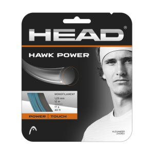 Head Hawk Power 17 Tennis String | Blue | Christy Sports
