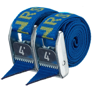 NRS 1" HD Tie Down Straps 4' Pair | Blue | Christy Sports